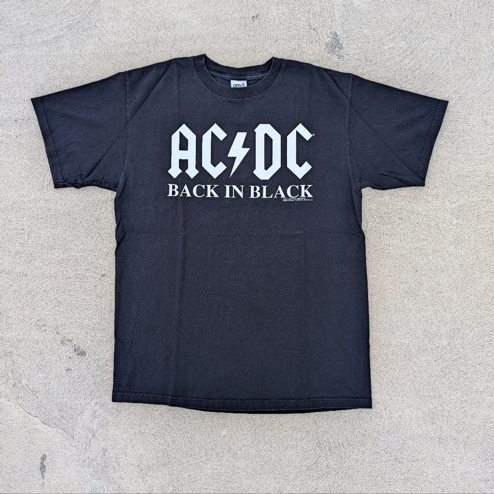Vintage 2003 AC/DC graphic Band t shirt Sz L black
